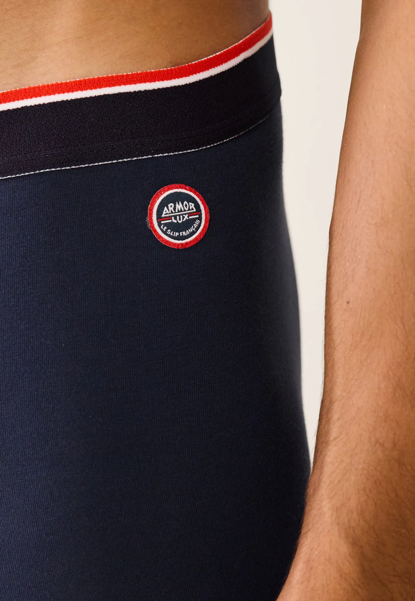Le slip français Boxer en coton LSF x Armor Lux-Le Petit Minou Marine<Homme Collaboration Armor Lux ⚓ | Boxers
