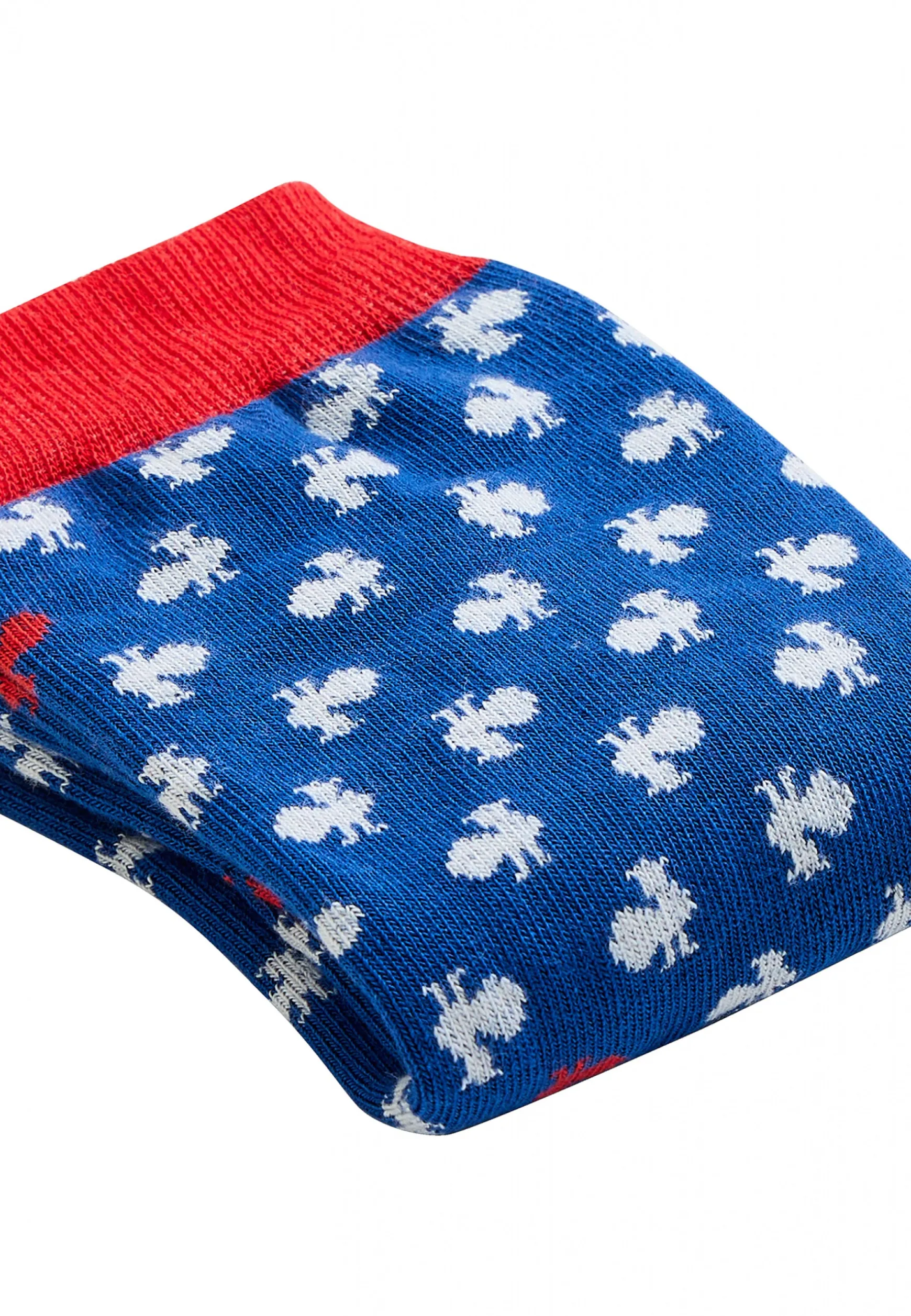 Le slip français Chaussettes mi-hautes en coton-Lucas Coq Blanc Rouge XV de France<Homme Chaussettes En Coton | Chaussettes En Coton