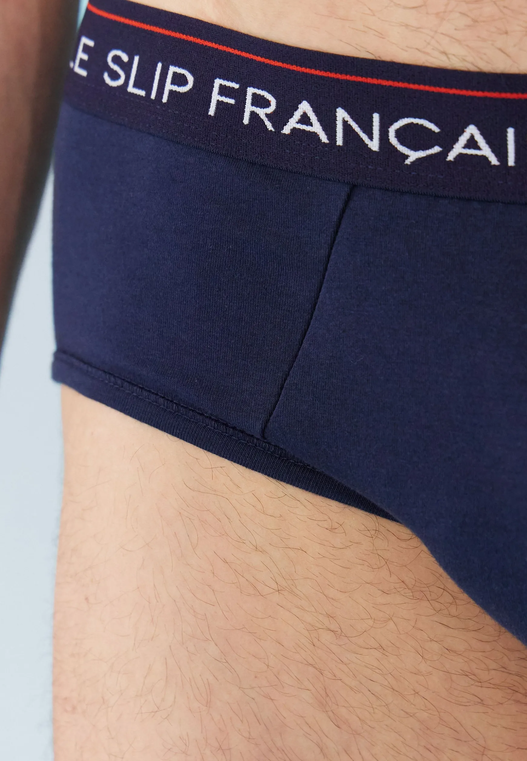Le slip français Cinquo de slips en coton-Pack Cinquo Slip Intrépide Marine Jean Rouge Cerise Gris Chiné Noir<Homme Packs De Slips | Packs Sous-Vêtements