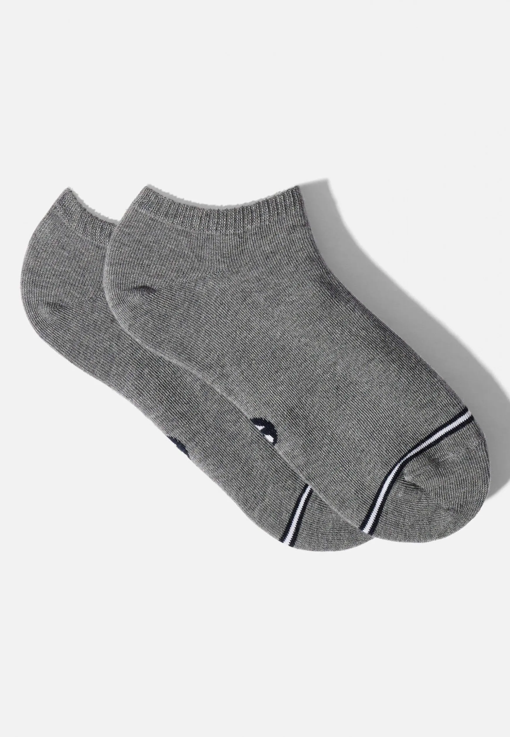Le slip français Cinquo de socquettes en coton-Pack Cinquo Socquettes Jo Marine Gris Chiné Noir<Homme Chaussettes Courtes | Chaussettes Courtes