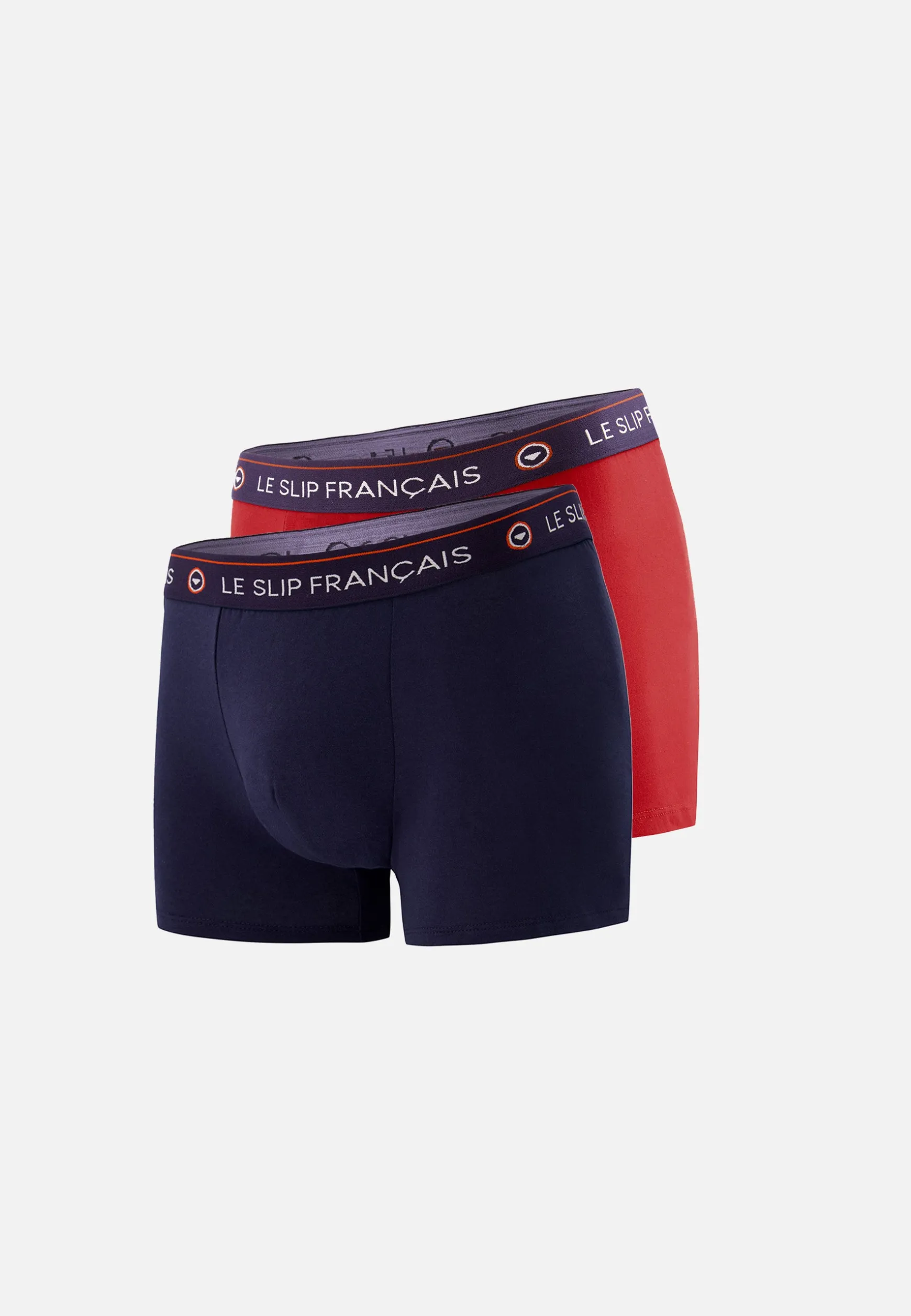 Le slip français Duo de boxers en coton-Pack Duo Boxer Redoutable Marine et Rouge<Homme Collection Cadeaux | Packs De Boxers