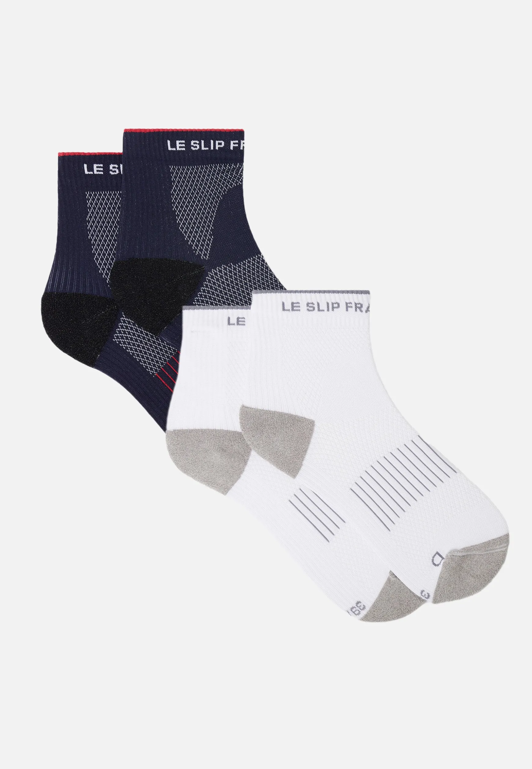 Le slip français Duo de chaussettes courtes en polyamide-Pack Chaussettes Gaetan Marine<Homme Chaussettes De Sport | Chaussettes De Sport