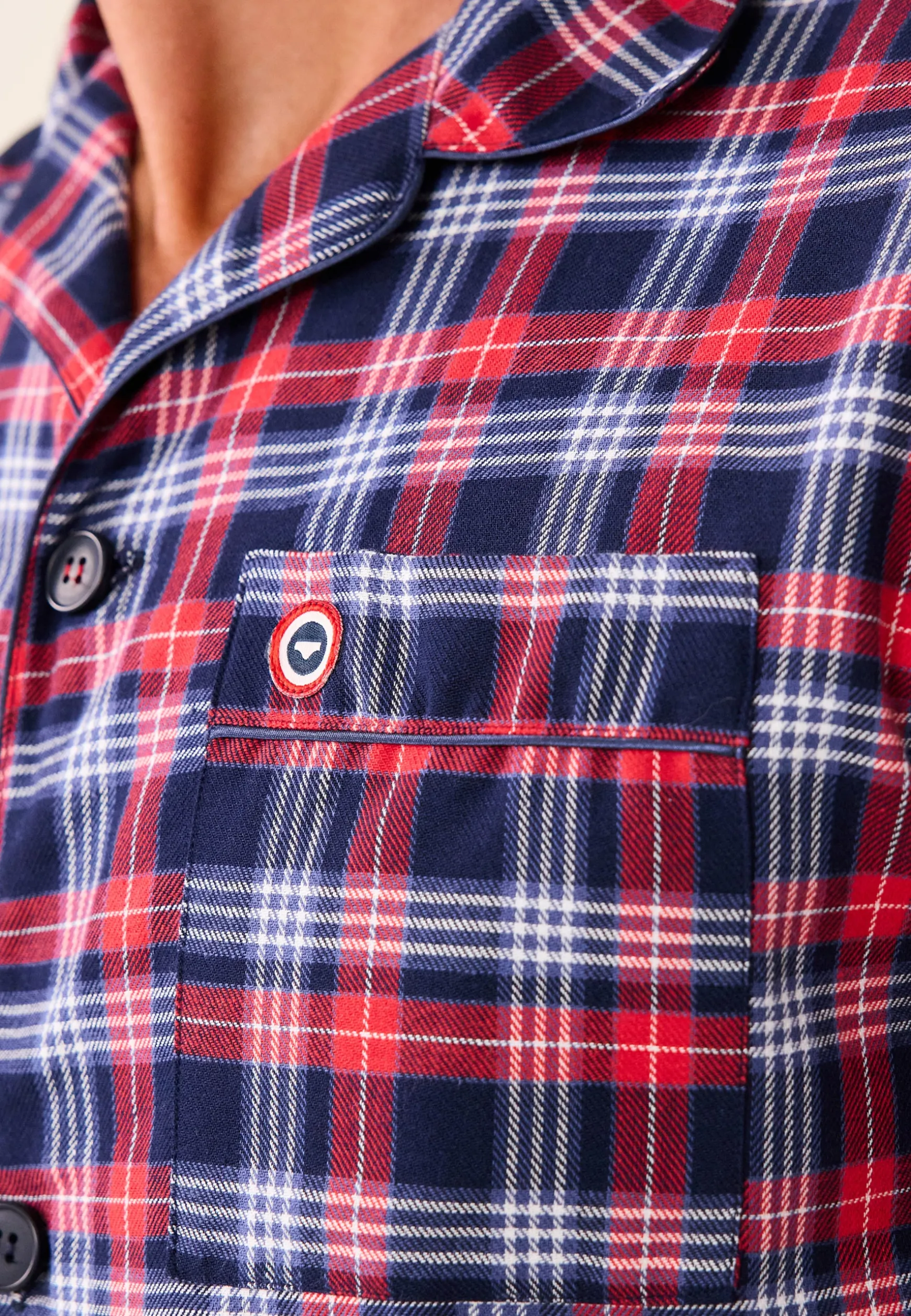 Le slip français Ensemble de pyjama t-shirt et pantalon en coton-Ensemble Pyjama Baptiste Tartan<Homme Collection Cadeaux | Ensembles De Pyjamas