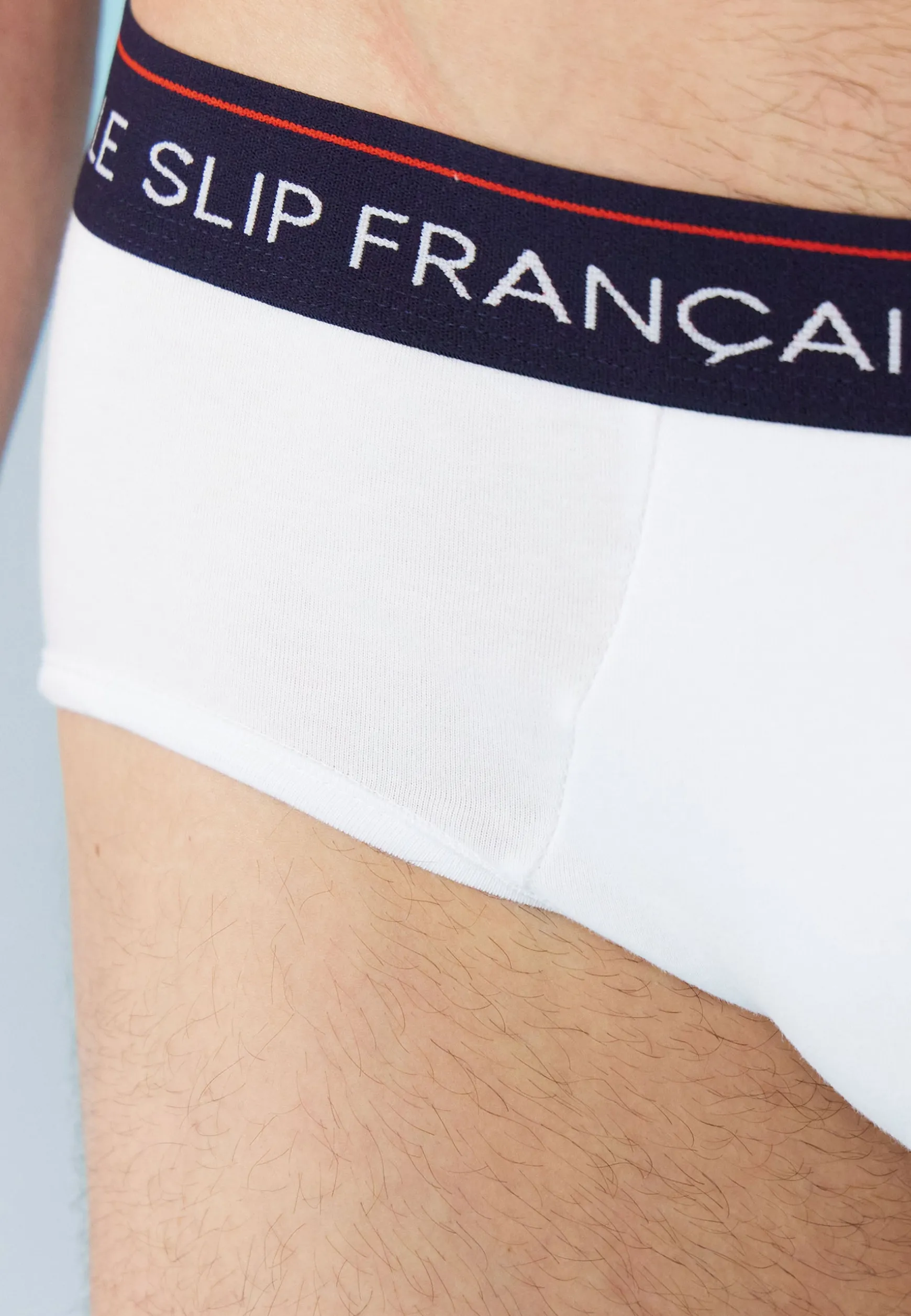 Le slip français Trio de Slips en Coton-Pack Trio Slip Intrépide Bleu Jean Rouge Cerise<Homme Packs De Slips | Packs Sous-Vêtements